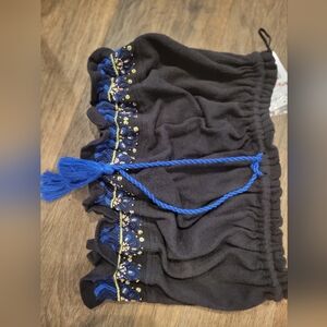 FP Movement by Free People Black and Blue Crop Top